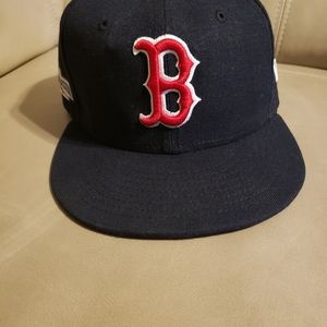 Official on field Boston Redsox baseball cap